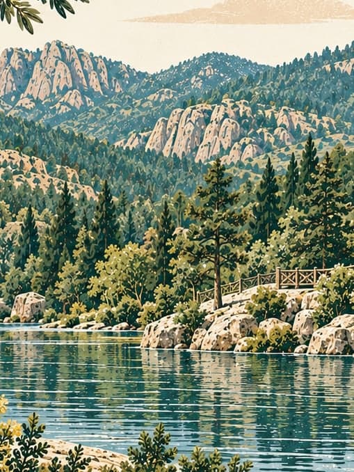 Illustration of Soğuksu National Park, Ankara