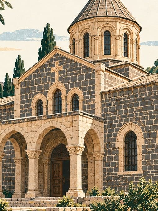 Illustration of Surp Giragos Ermeni Kilisesi, Diyarbakır