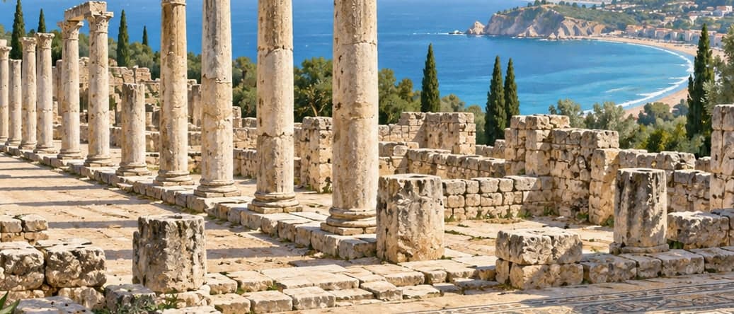 Illustration of Syedra Archaeological Site, Antalya