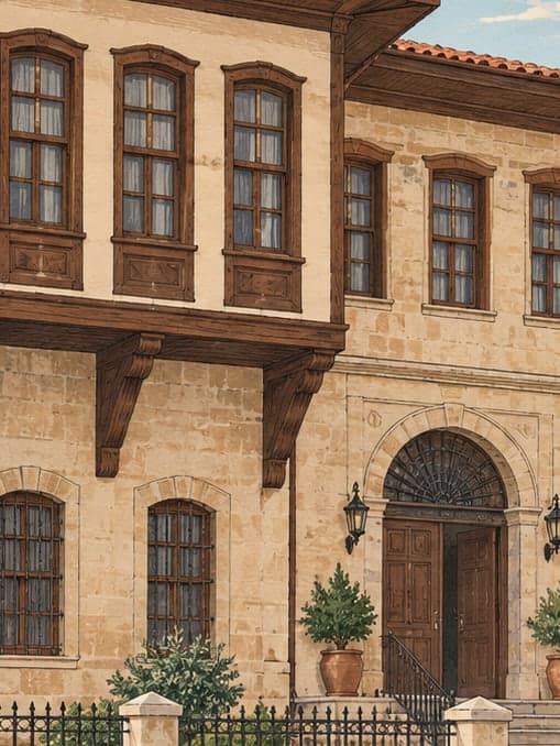 Illustration of Historical Government Mansion, Kilis