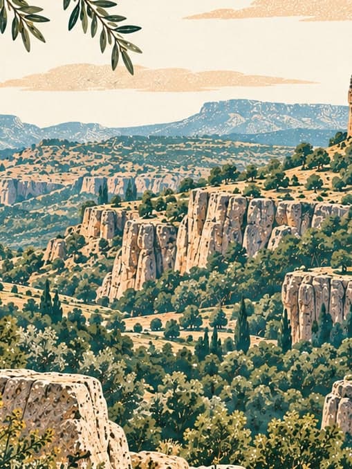 Illustration of Tek Tek Dağları Milli Parkı, Şanlıurfa