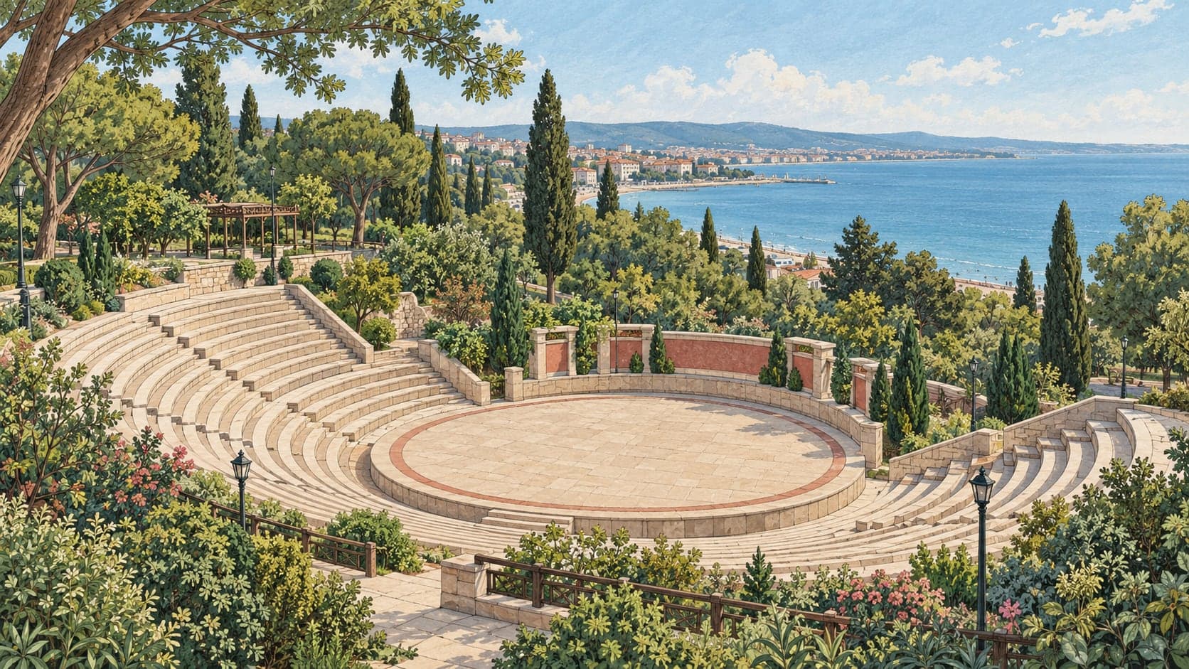 Illustration of Tekirdağ Hungarian Park, Tekirdağ