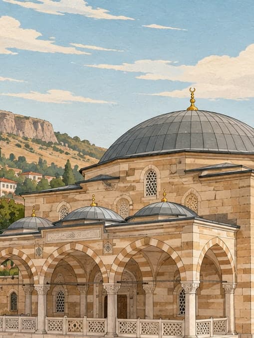 Illustration of Tekke Arap Dede Mosque, Yozgat