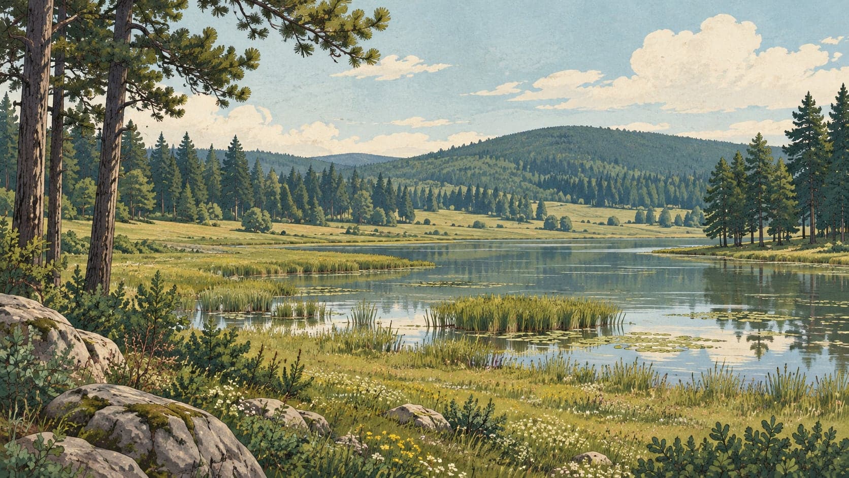 Illustration of Topuk Plateau Nature Park, Kütahya