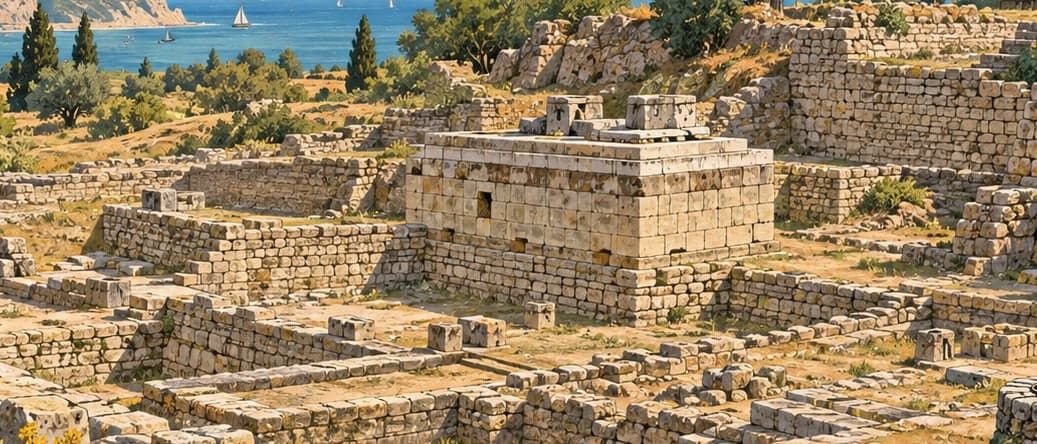 Illustration of Archaeological Site of Troy, Çanakkale