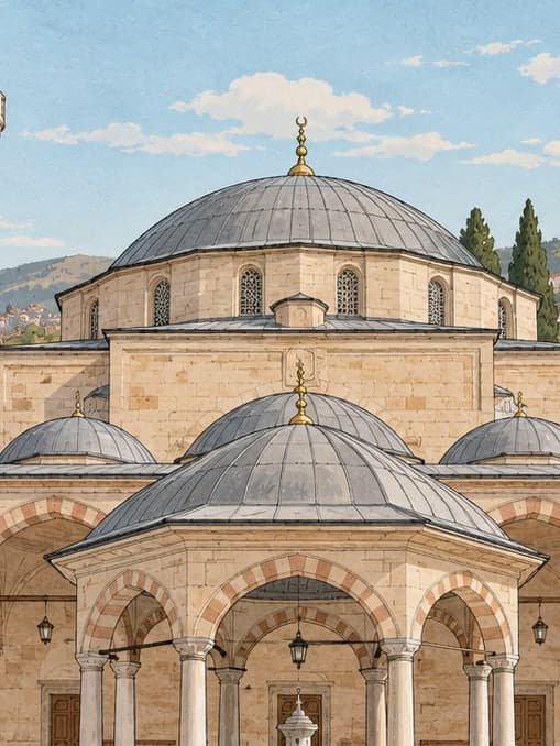 Illustration of Great Mosque, Kütahya