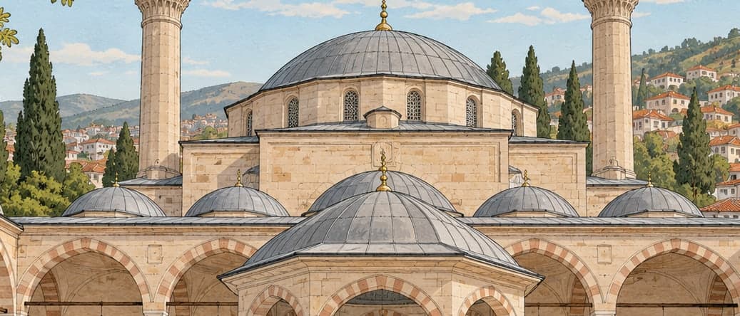 Illustration of Great Mosque, Kütahya