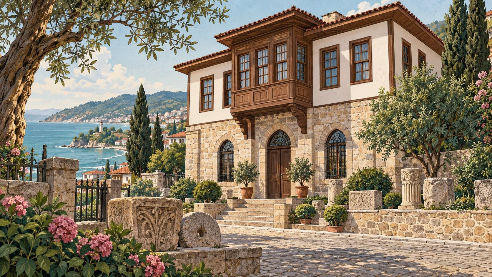 Illustration of Ünye Cultural Heritage Museum, Ordu
