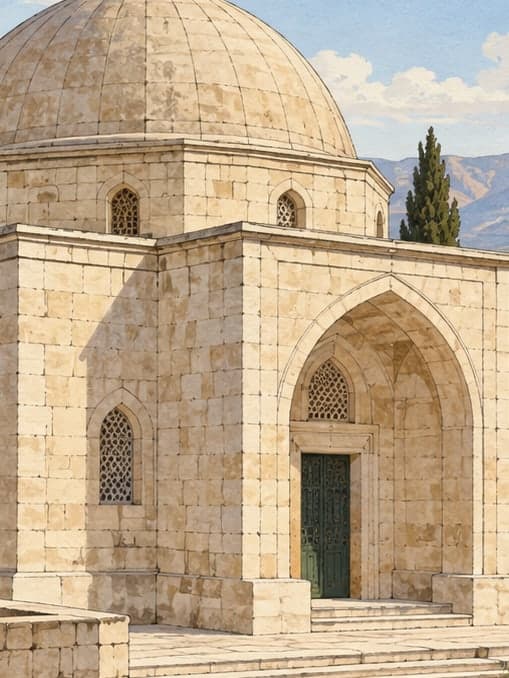 Illustration of Üzeyir Peygamber Tomb, Adıyaman