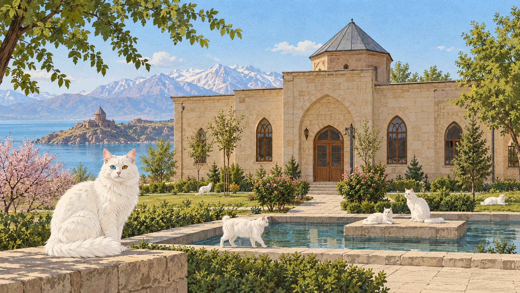 Illustration of Van Cat House, Van