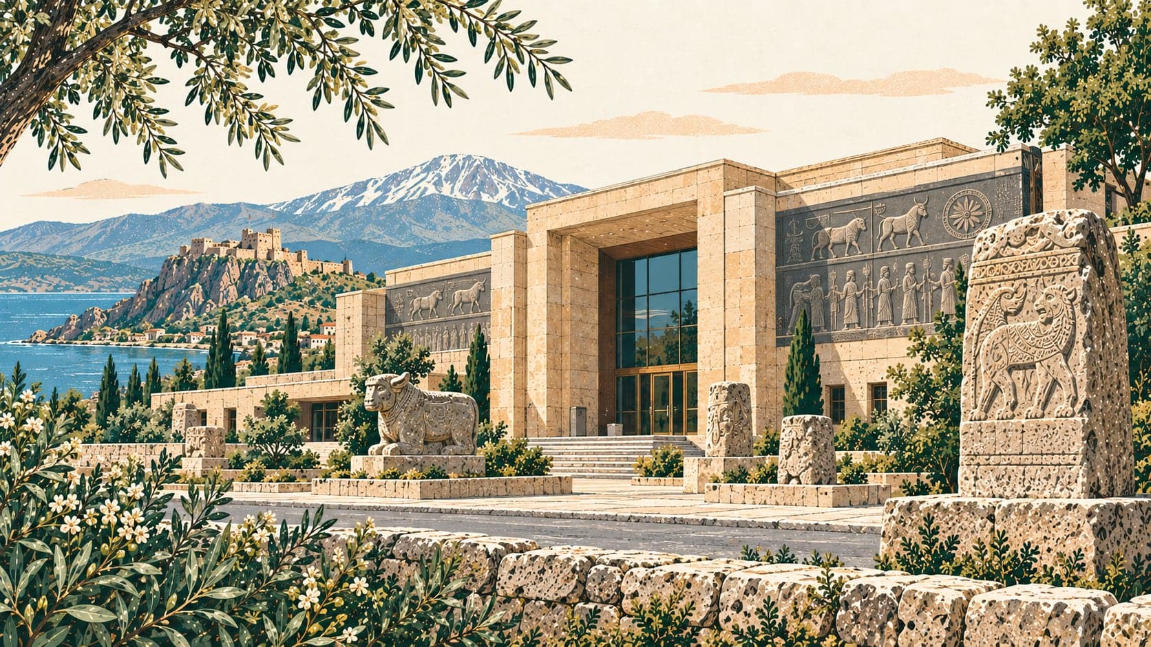 Illustration of Van Museum, Van