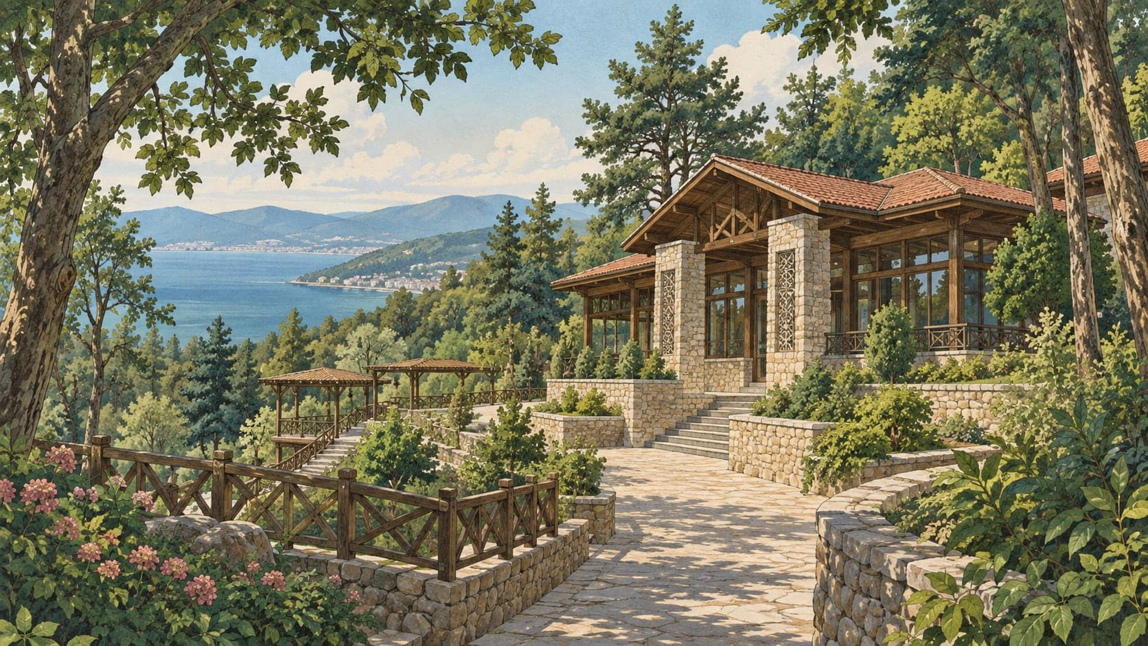 Illustration of Yalova City Forest, Yalova