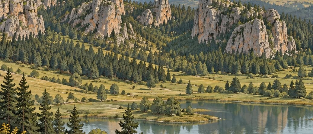 Illustration of Yedikapı Nature Park, Afyonkarahisar