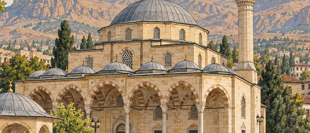 Illustration of New Mosque, Malatya