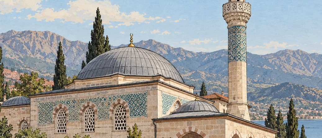 Illustration of Yılanlıoğlu Mosque, Isparta