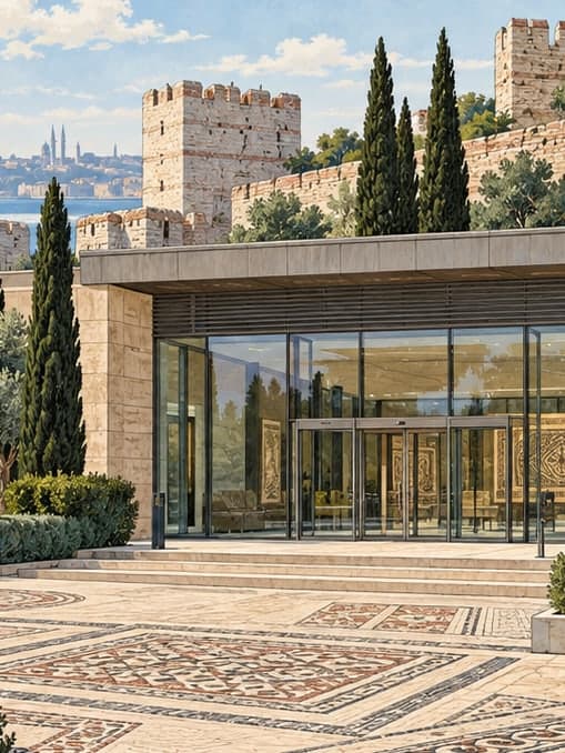 Illustration of Zeytinburnu Mosaic Museum, İstanbul