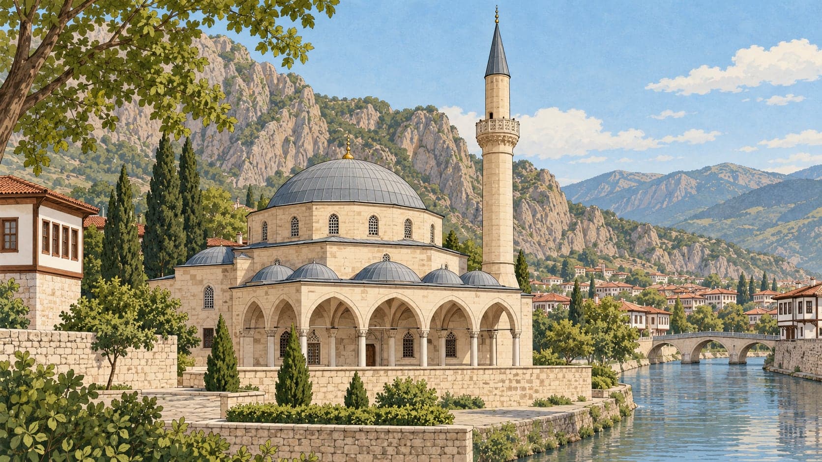 Illustration of Aidesim Mosaic Basilica, Kilis