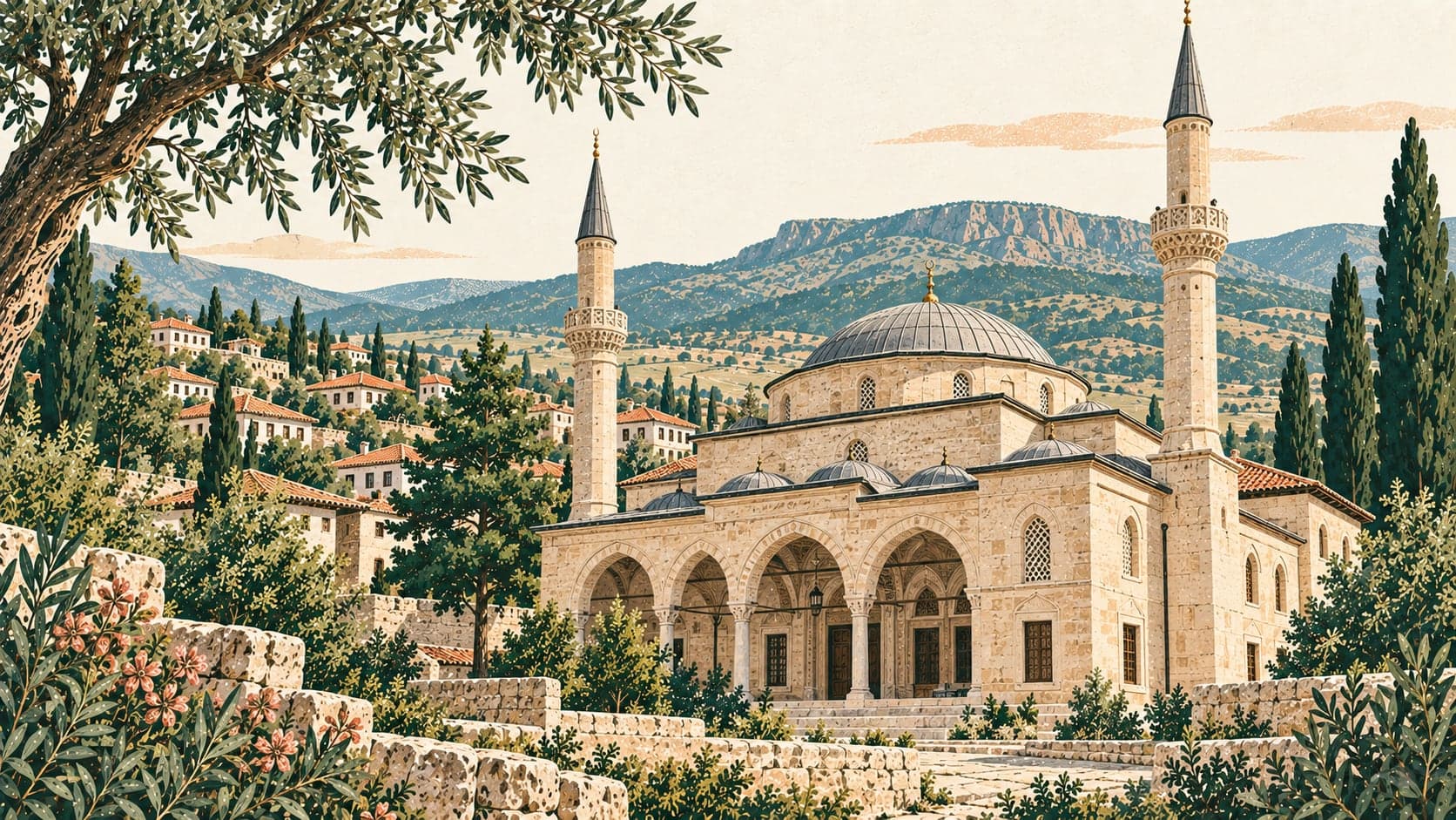 Illustration of Akdağmadeni İstanbulluoğlu Mosque, Yozgat