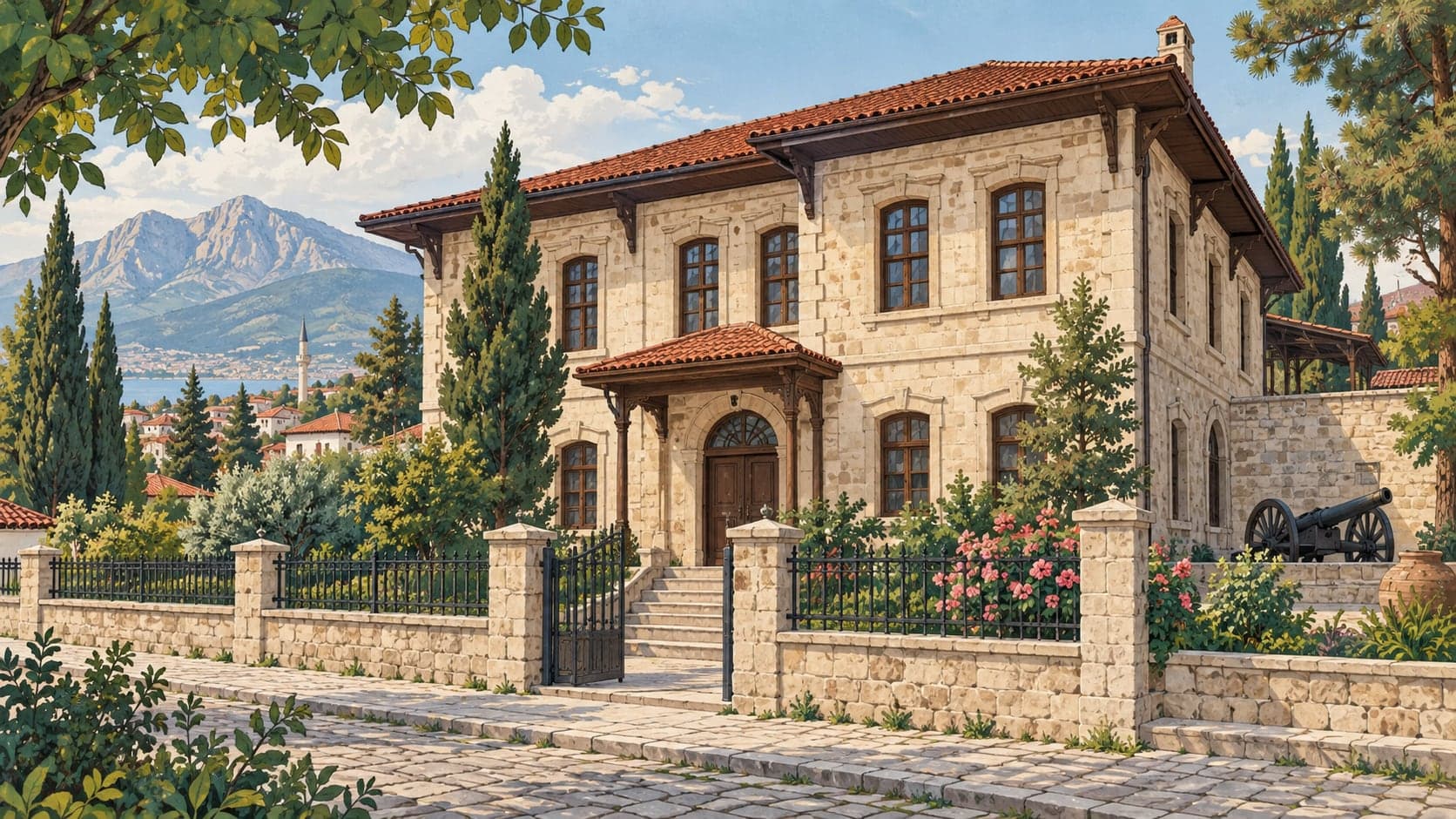Illustration of Akşehir Western Front Headquarters Museum, Konya