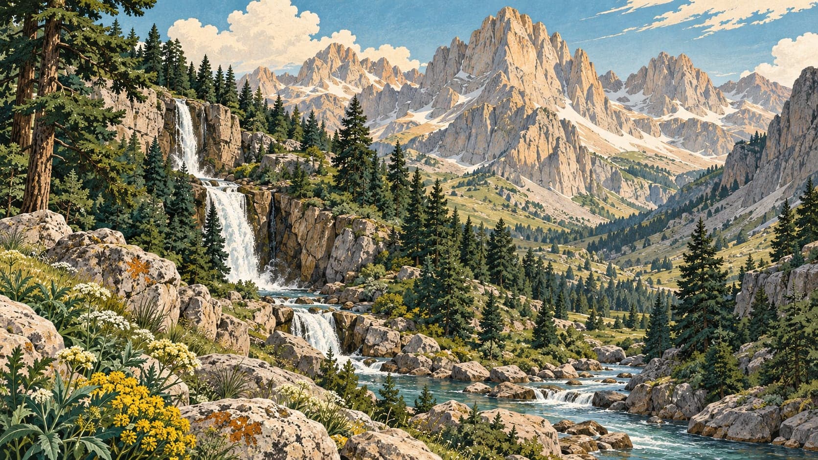 Illustration of Aladağlar National Park, Niğde