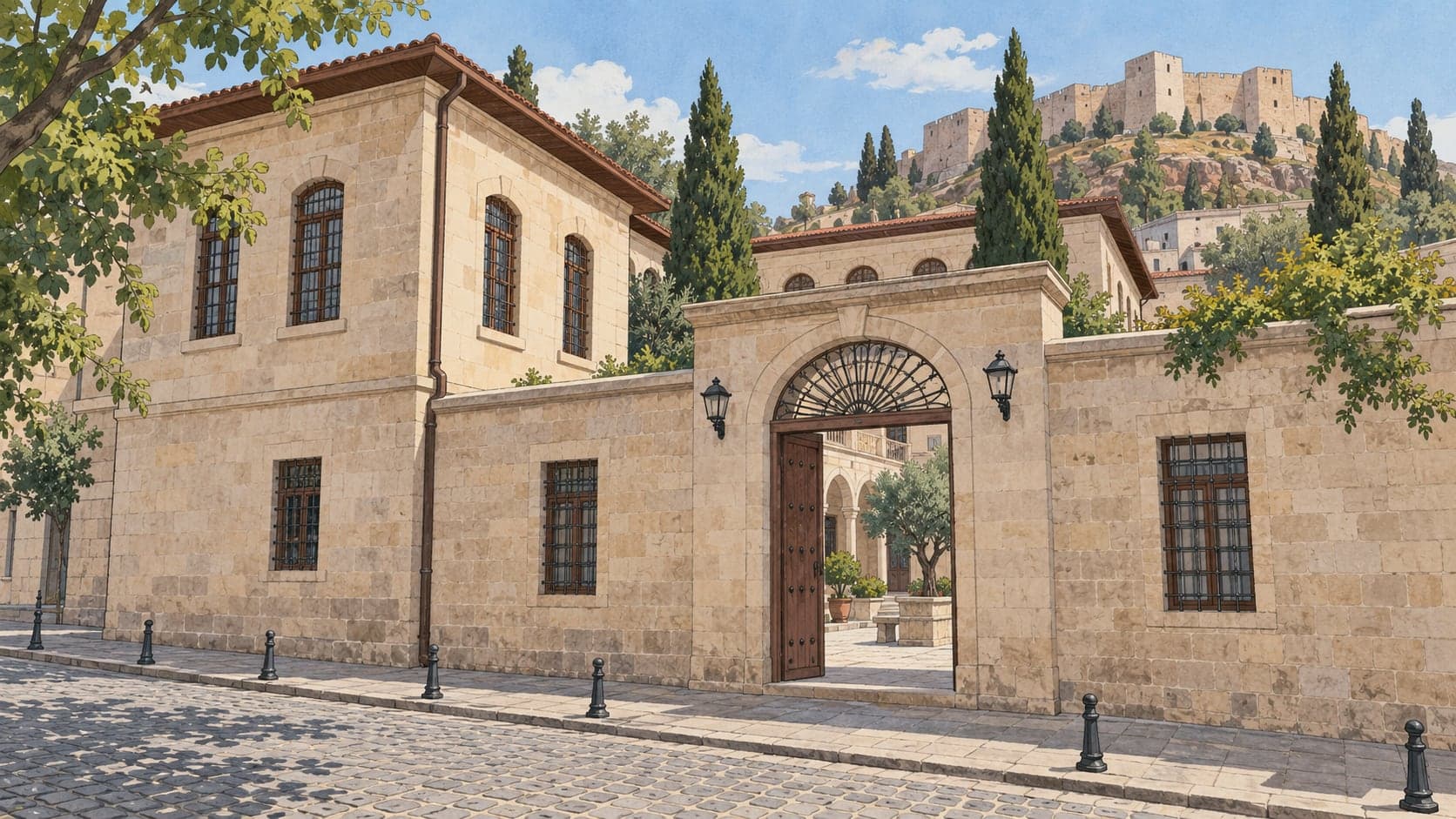 Illustration of Ali İhsan Göğüş Museum and Gaziantep Research Centre, Gaziantep