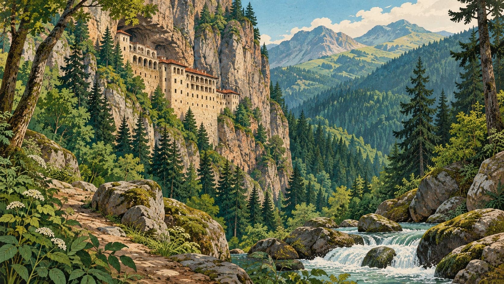 Illustration of Altındere National Park, Trabzon