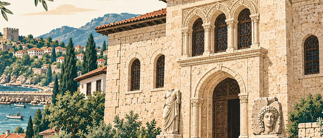 Illustration of Amasra Museum, Bartın