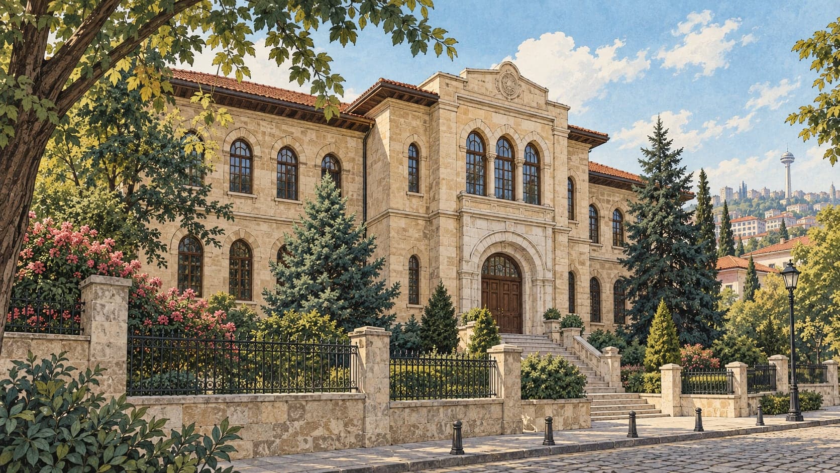 Illustration of Ankara University Pharmacy Faculty Museum, Ankara