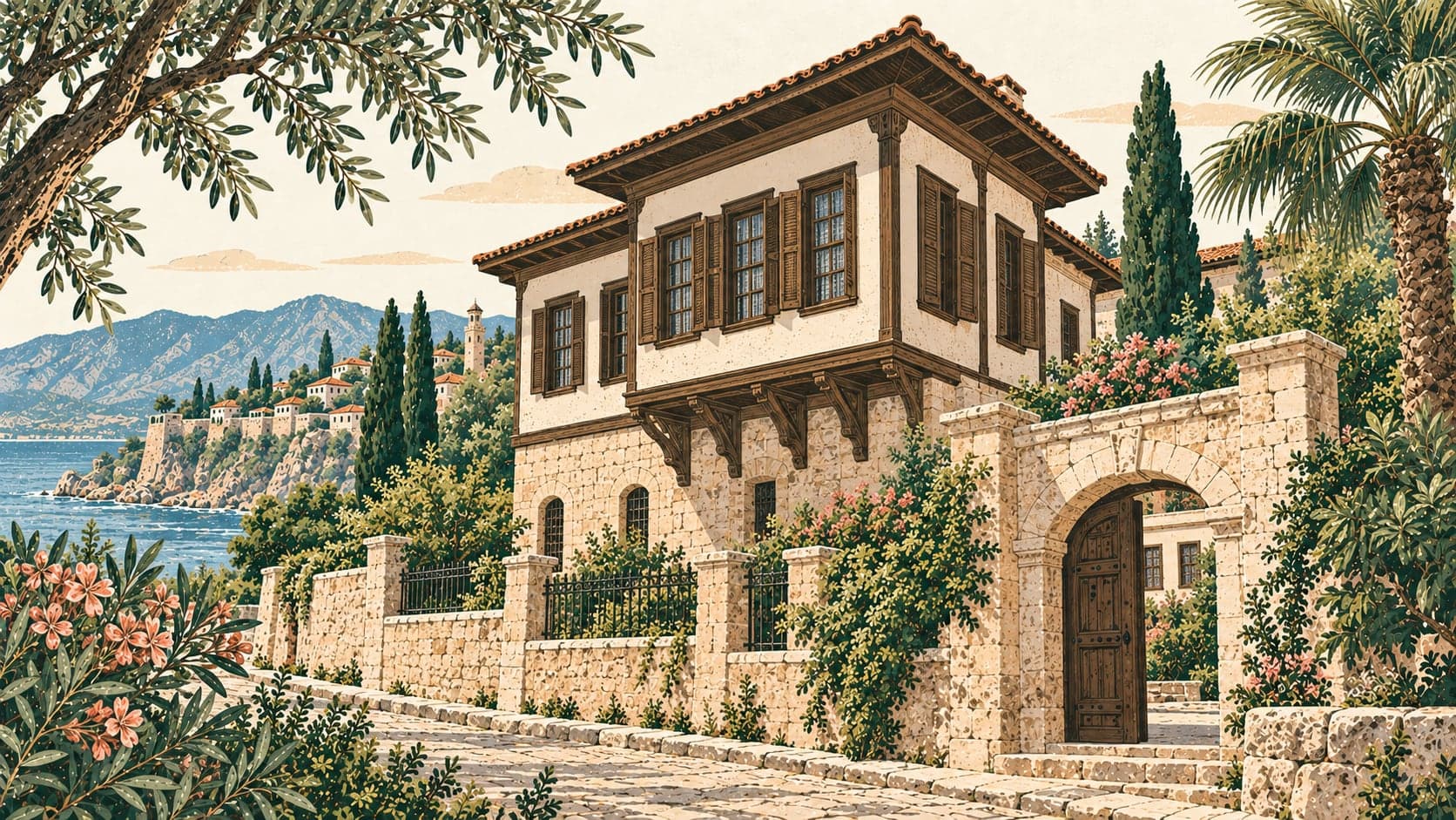 Illustration of Antalya Atatürk Evi Müzesi, Antalya