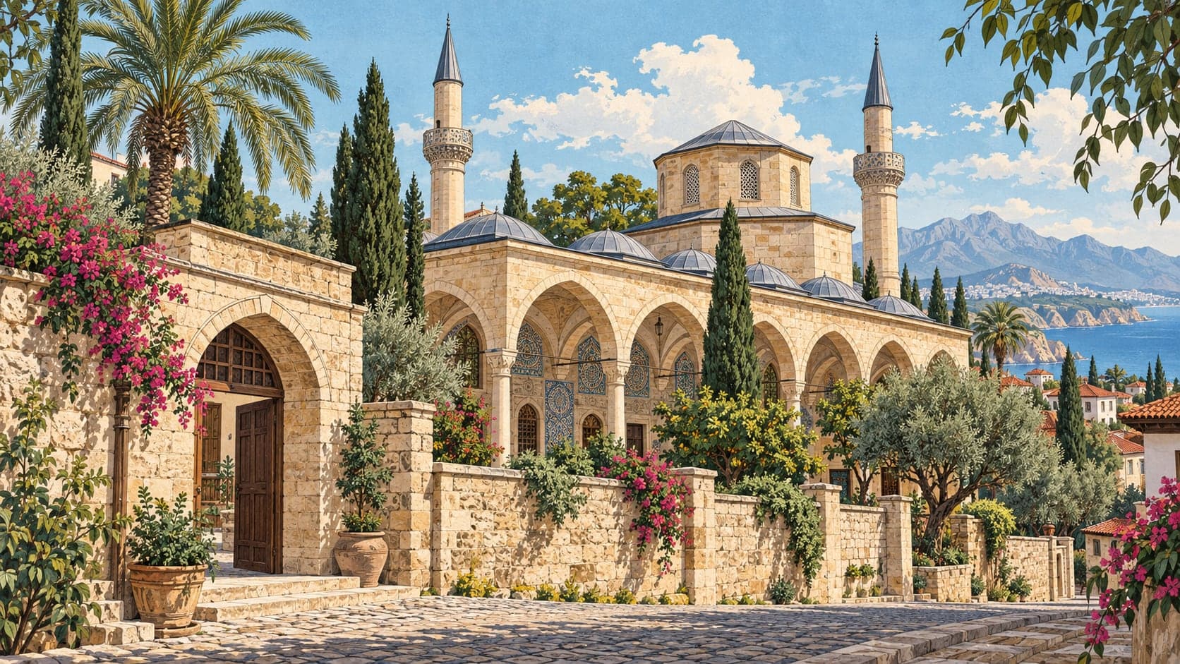 Illustration of Antalya Mevlevi Lodge Museum, Antalya