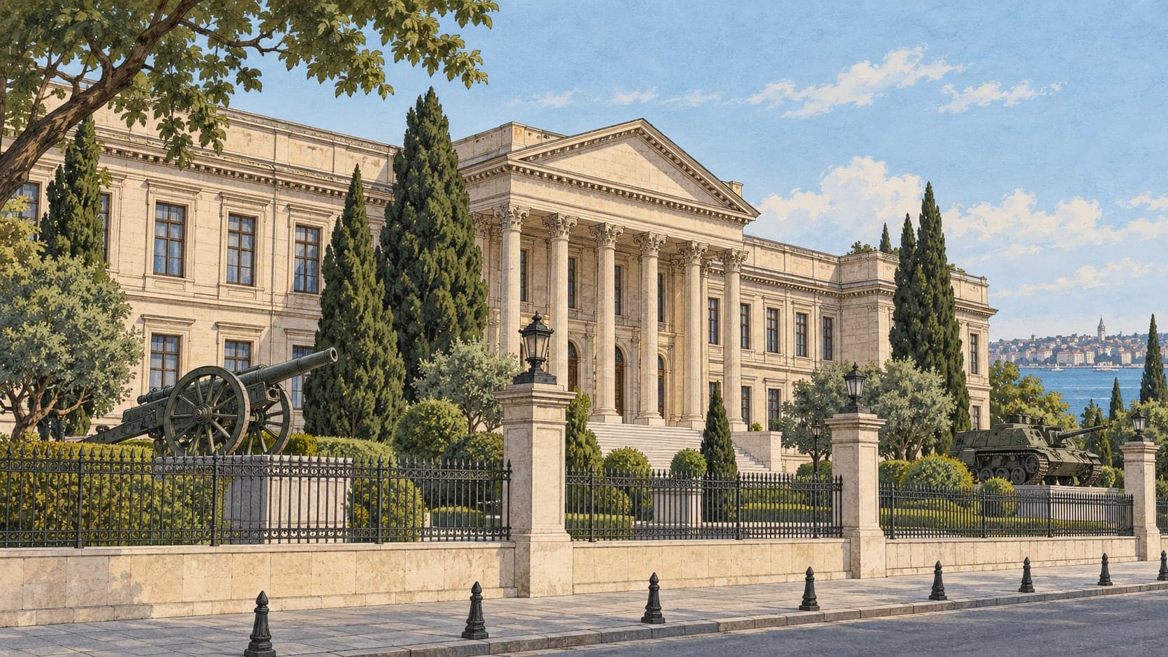 Illustration of Military Museum and Cultural Site Command, İstanbul