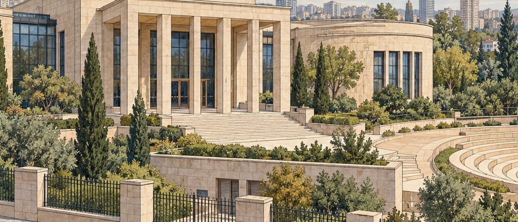 Illustration of Ataşehir Municipality Volunteer Service Foundation Centenary Atatürk Museum and Library, İstanbul