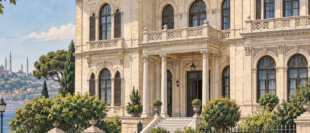 Illustration of Atatürk Museum, İstanbul