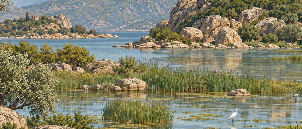 Illustration of Bafa Lake Nature Park, Aydın