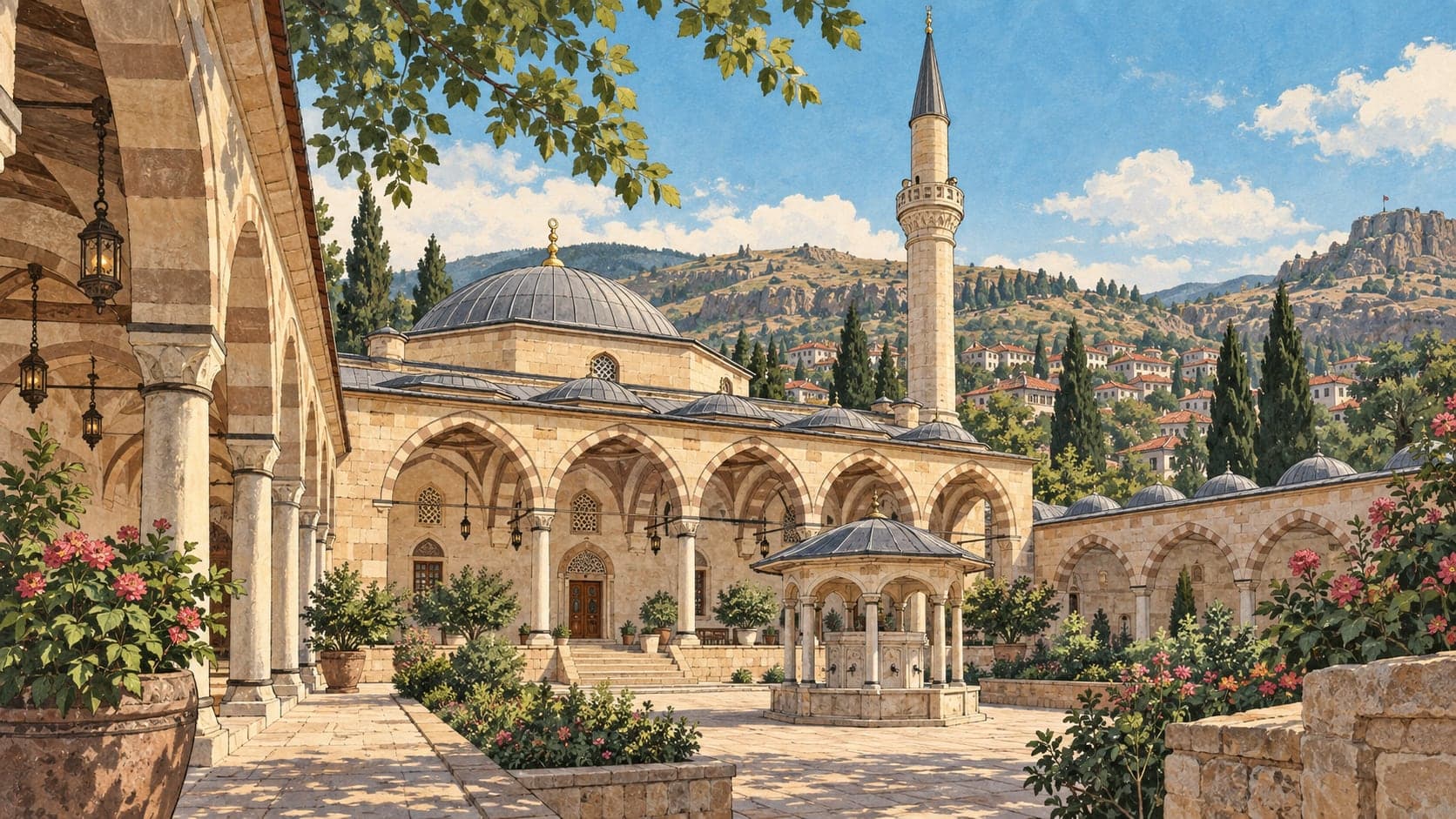 Illustration of Başçavuşzade Mosque, Yozgat