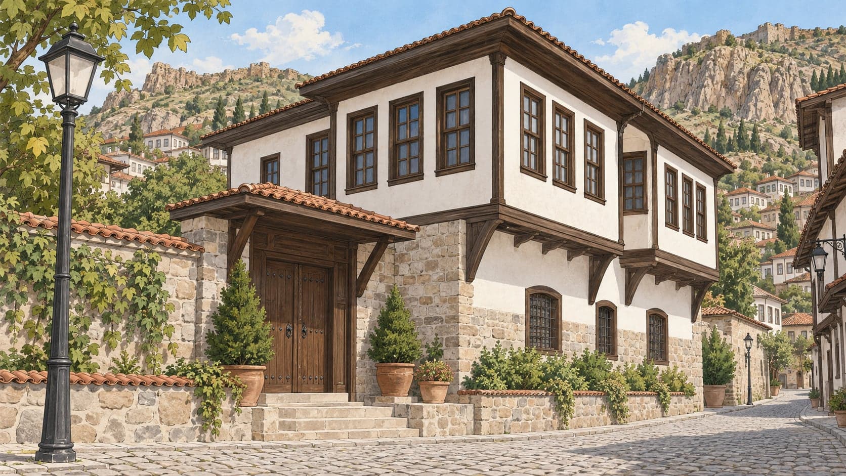 Illustration of Beypazarı Living Museum, Ankara