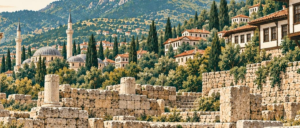 Illustration of Bursa ve Cumalıkızık: Osmanlı İmparatorluğunun Doğuşu, Bursa
