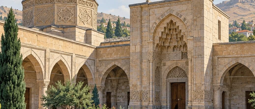 Illustration of Cacabey Madrasa, Kırşehir