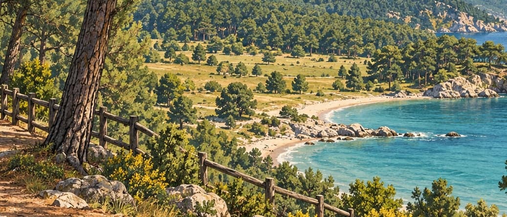 Illustration of Çamlıkoy Nature Park, Tekirdağ