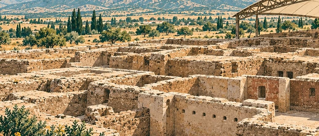 Illustration of Çatalhöyük Örenyeri, Konya