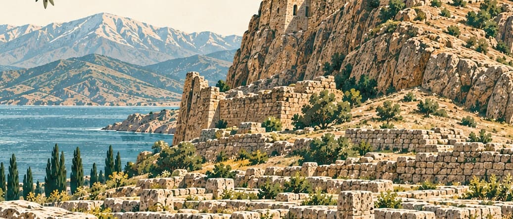 Illustration of Çavuştepe Kalesi, Van