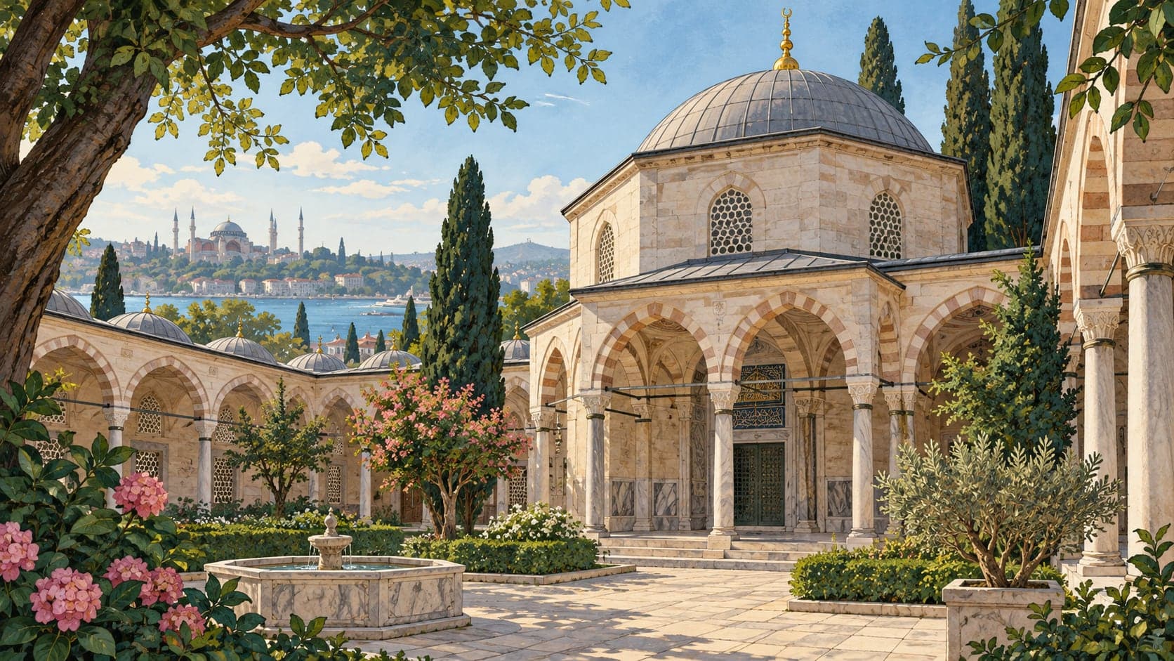 Illustration of Cerrah Mehmed Paşa Tomb, İstanbul