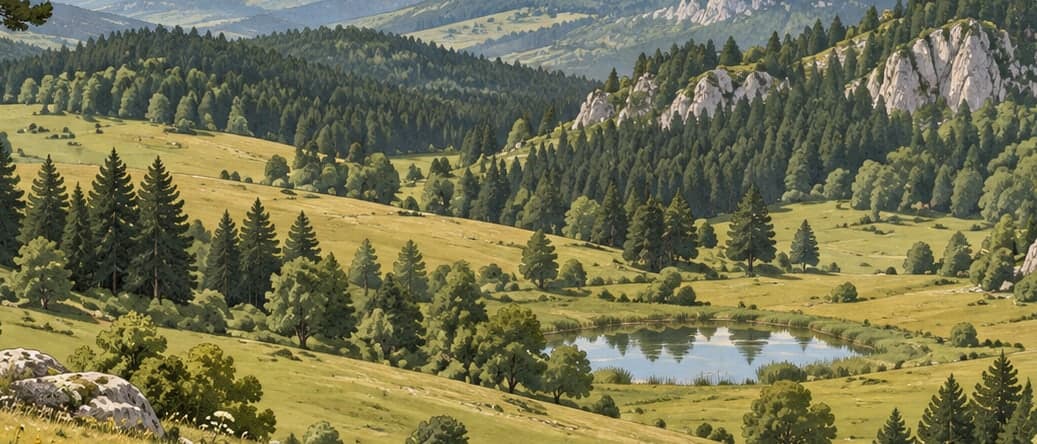 Illustration of Çiftmazı Nature Park, Osmaniye