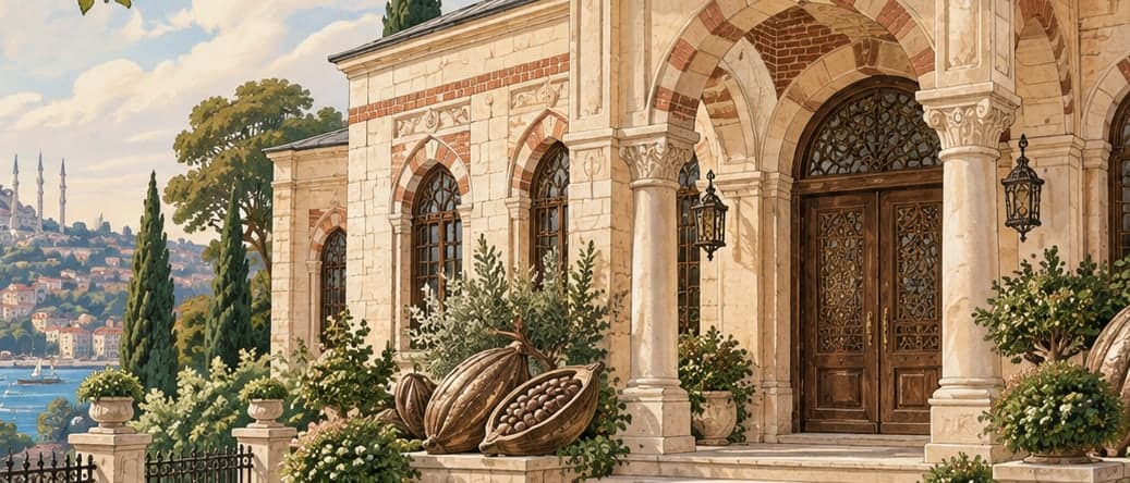 Illustration of Chocolate Museum, İstanbul