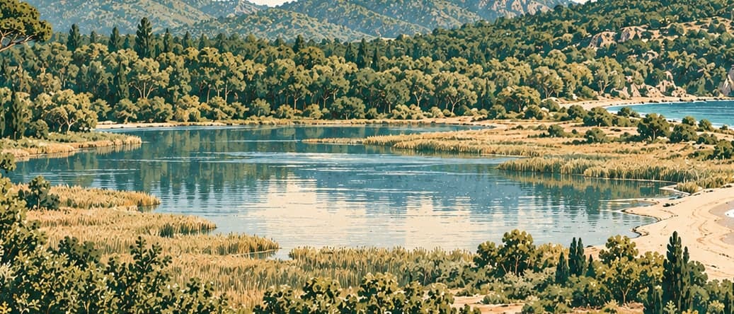 Illustration of Çilingoz Nature Park, İstanbul