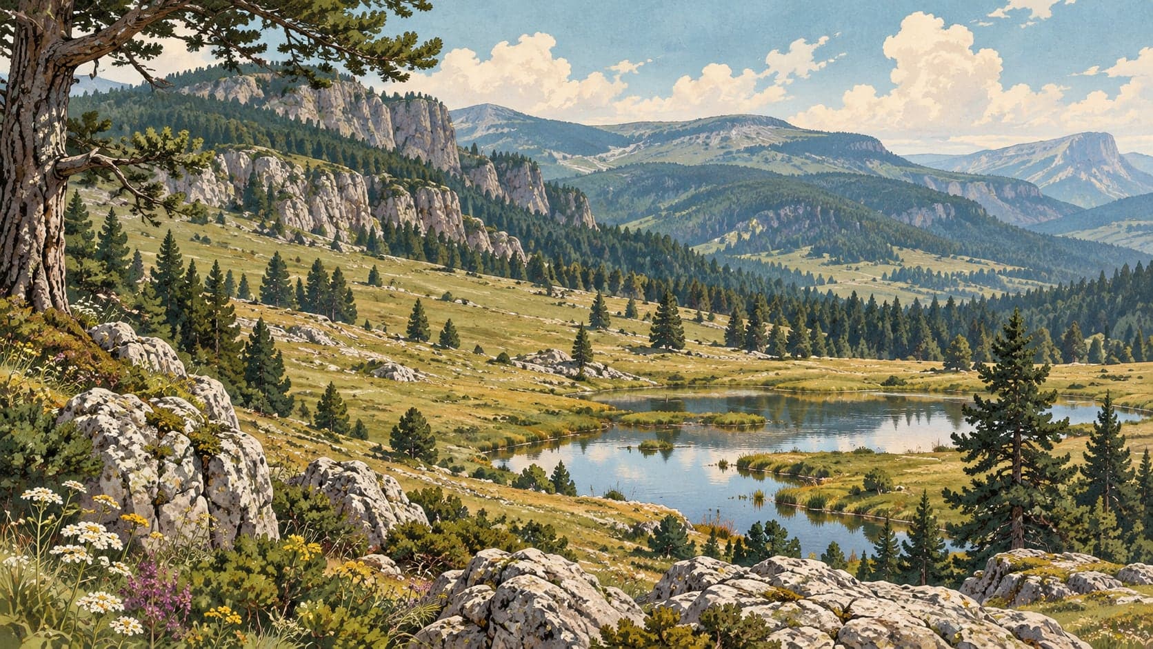 Illustration of Çitdere Nature Conservation Area, Karabük