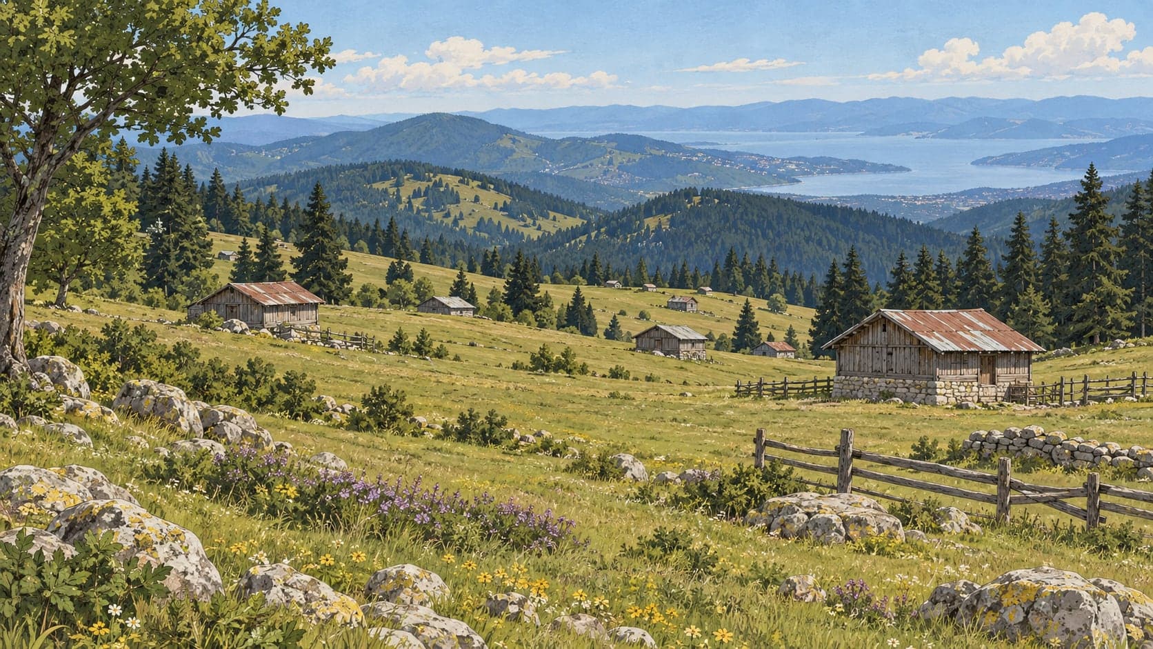 Illustration of Delmece Plateau Nature Park, Yalova