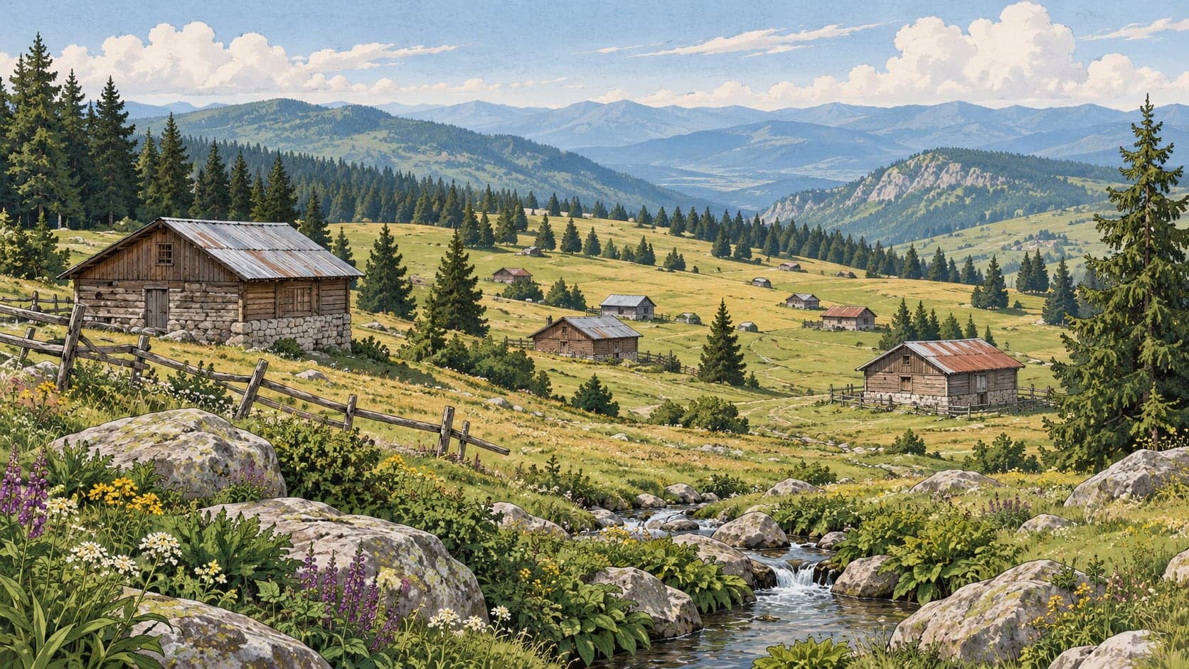 Illustration of Derebalık Plateau, Düzce