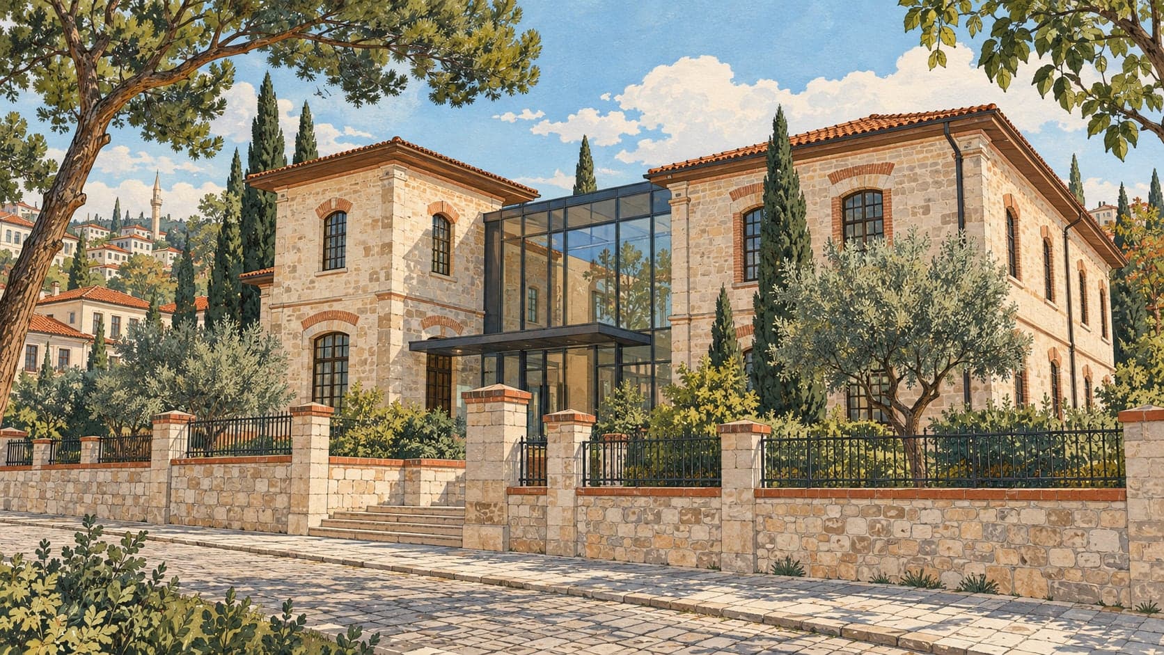 Illustration of Devrim Erbil Contemporary Arts Museum, Balıkesir