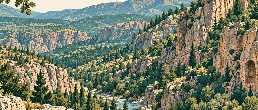 Illustration of Divriği National Park, Sivas